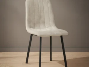 Eetkamerstoel  Minsk taupe fluweel