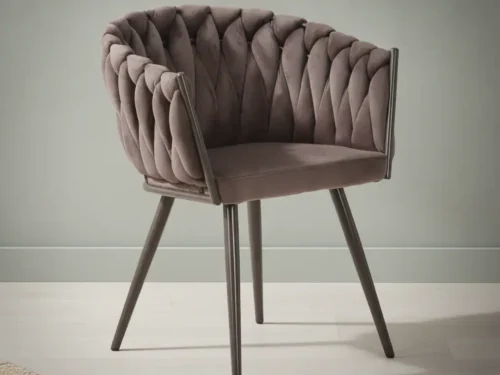 Eetkamerstoel Nauna Velvet Taupe
