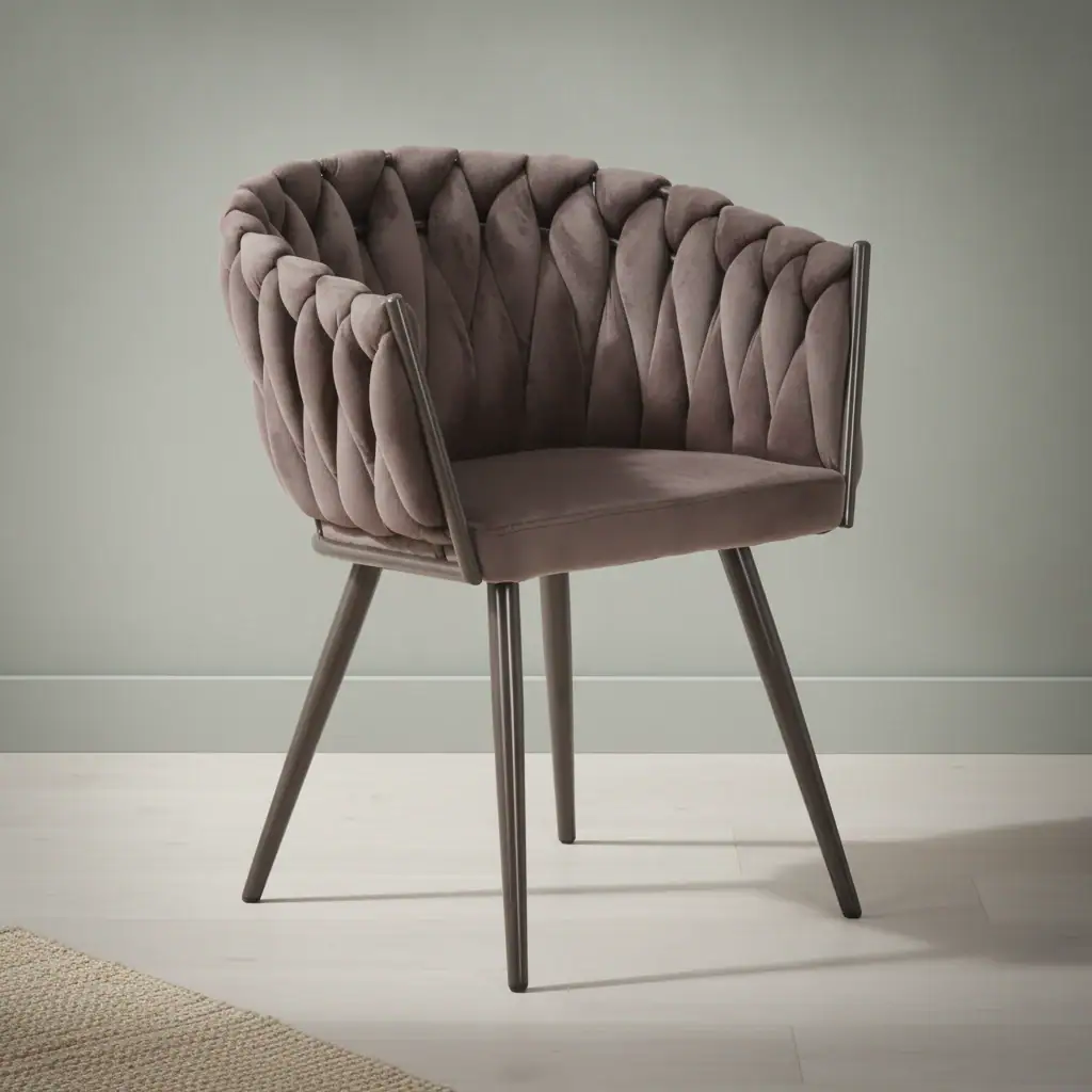 Eetkamerstoel Nauna Velvet Taupe