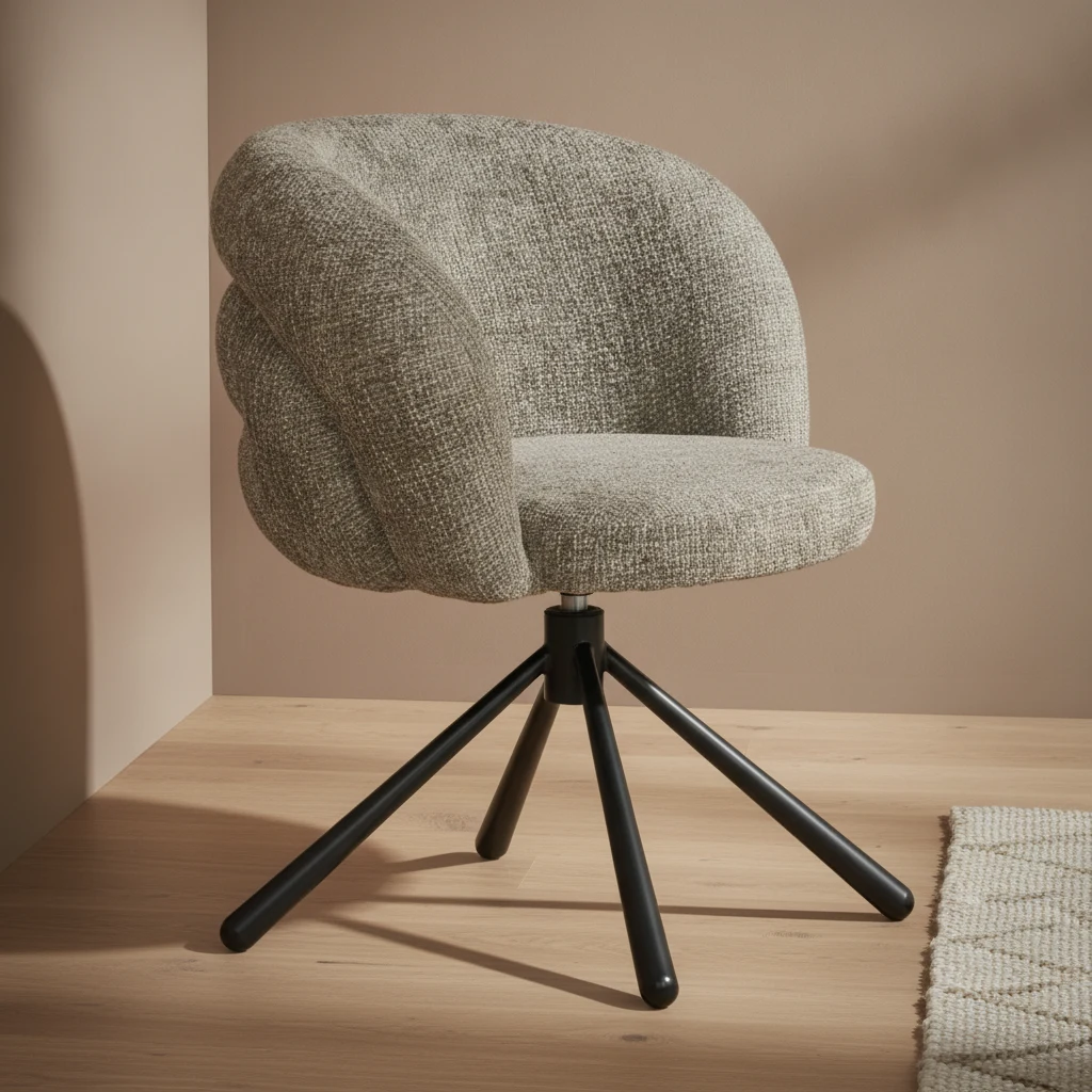 Eetkamerstoel Pebble Rotating pistache pebble