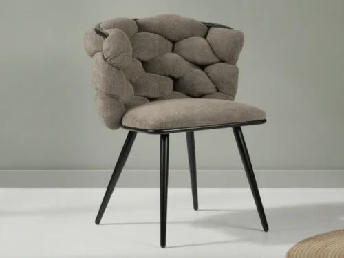 Eetkamerstoel Rock taupe set van  2