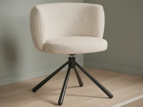 Eetkamerstoel Shell Rotating  beige shell