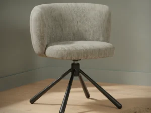 Eetkamerstoel  Shell Rotating groen shell