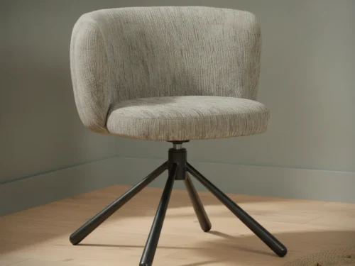 Eetkamerstoel  Shell Rotating groen shell