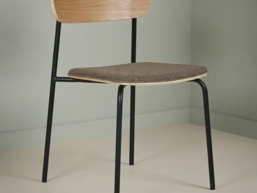 Eetkamerstoel Skellira Polyester Naturel - Set van 2