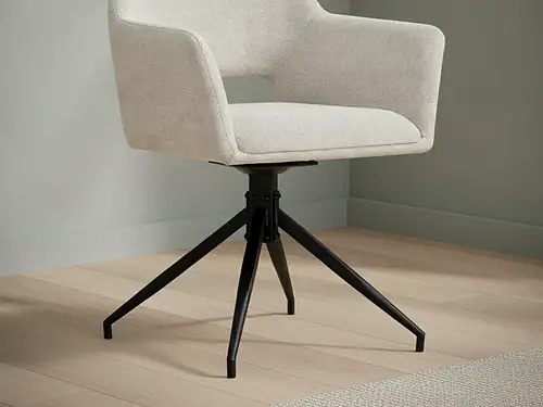 Eetkamerstoel  Tess beige linnen