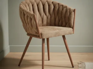 Eetkamerstoel  Wave caramel set van 2