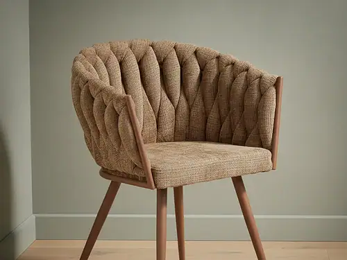 Eetkamerstoel  Wave caramel set van 2