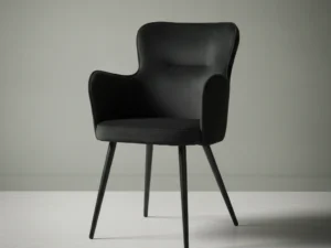 Eetkamerstoel Wing zwart set van  2