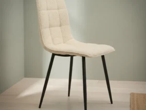 Eetkamerstoel Yerevan taupe  boucl√©