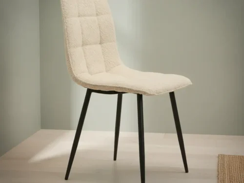 Eetkamerstoel Yerevan taupe  boucl√©