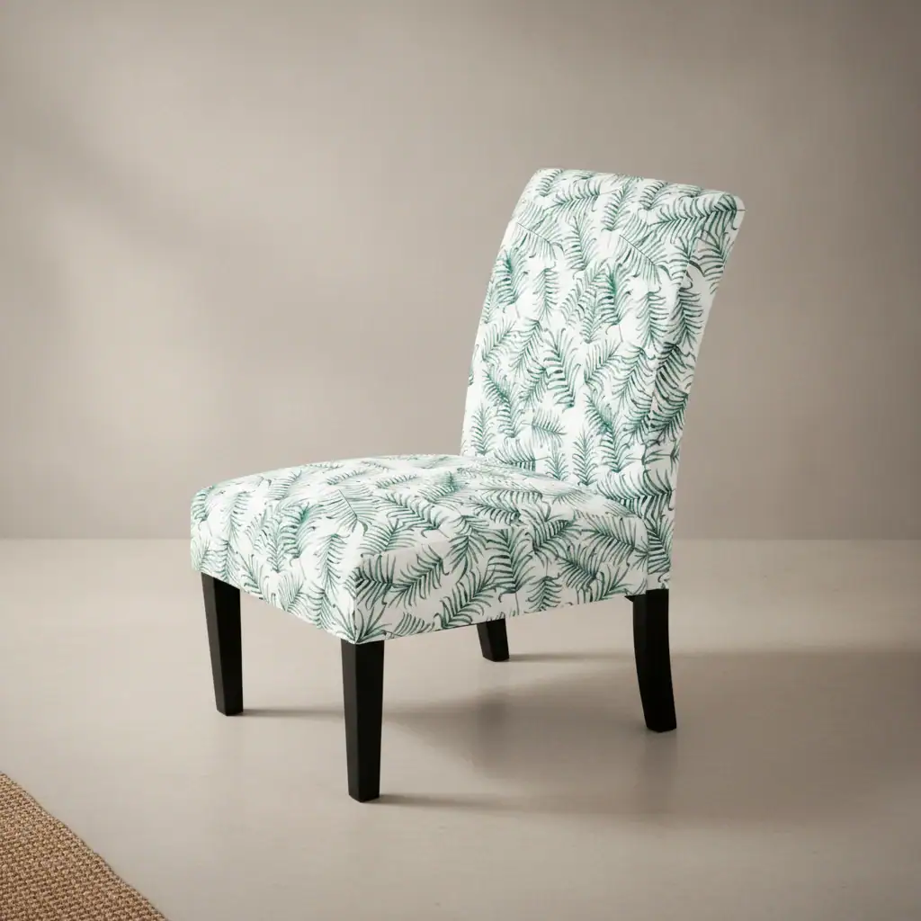Eetkamerstoel Zoira stof houten frame