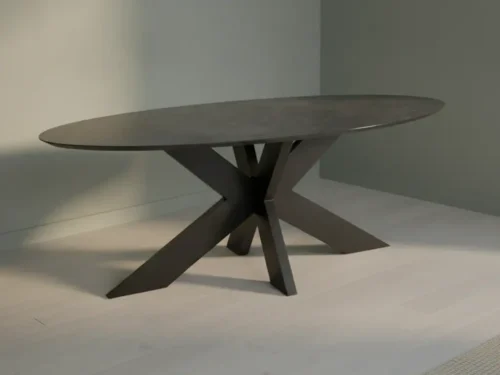 Eettafel Arvavanta 100 x 77 cm ovaal