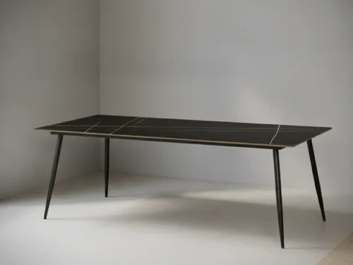Eettafel Axel Zwart 210x100 cm