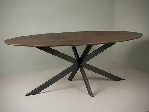 Eettafel Beillum Metaal 210 cm