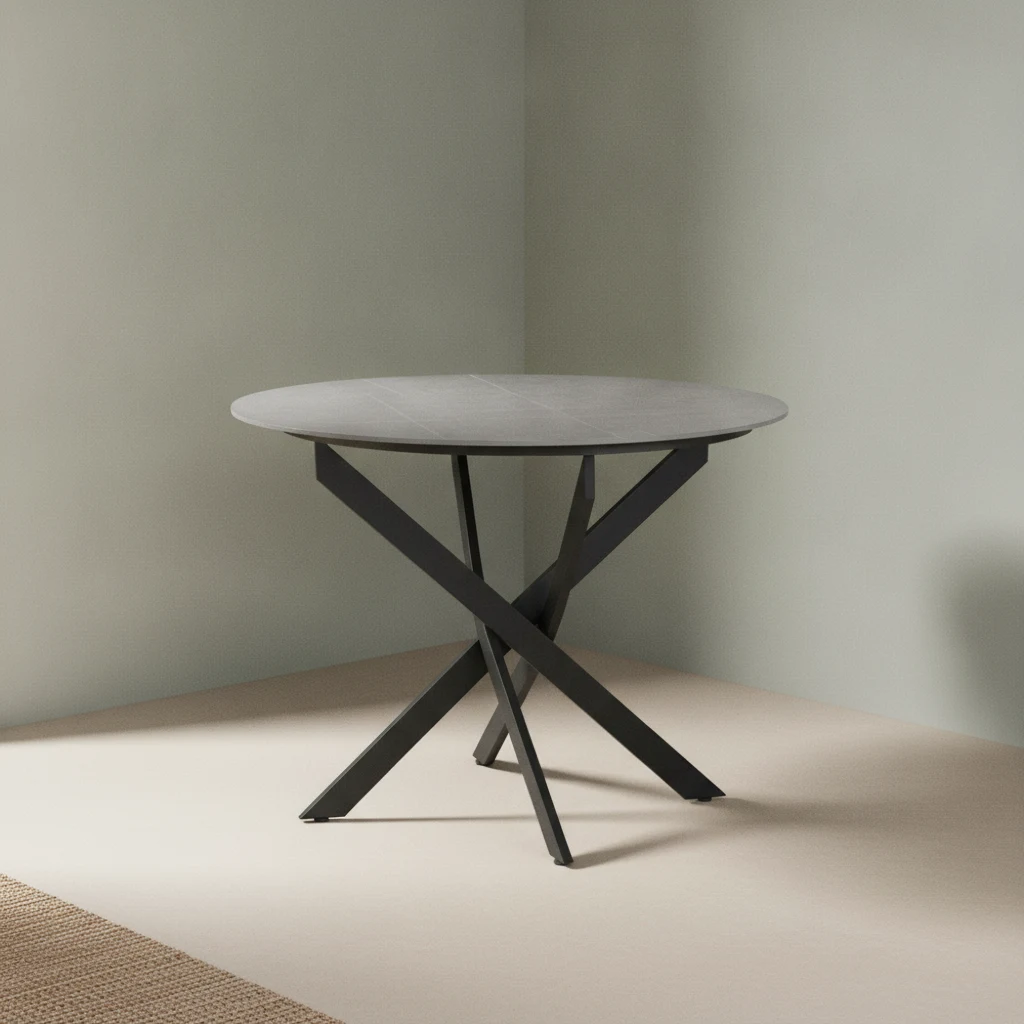 Eettafel Belek Grijs 100 cm