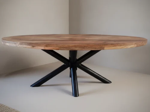 Eettafel Brevil Zwart 280x110 cm