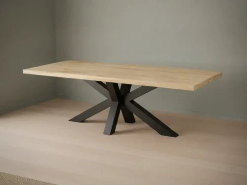Eettafel Brivorrocca 200 x 100 cm eikenhout