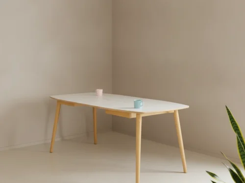 Eettafel Cemia Wit 144x96 cm