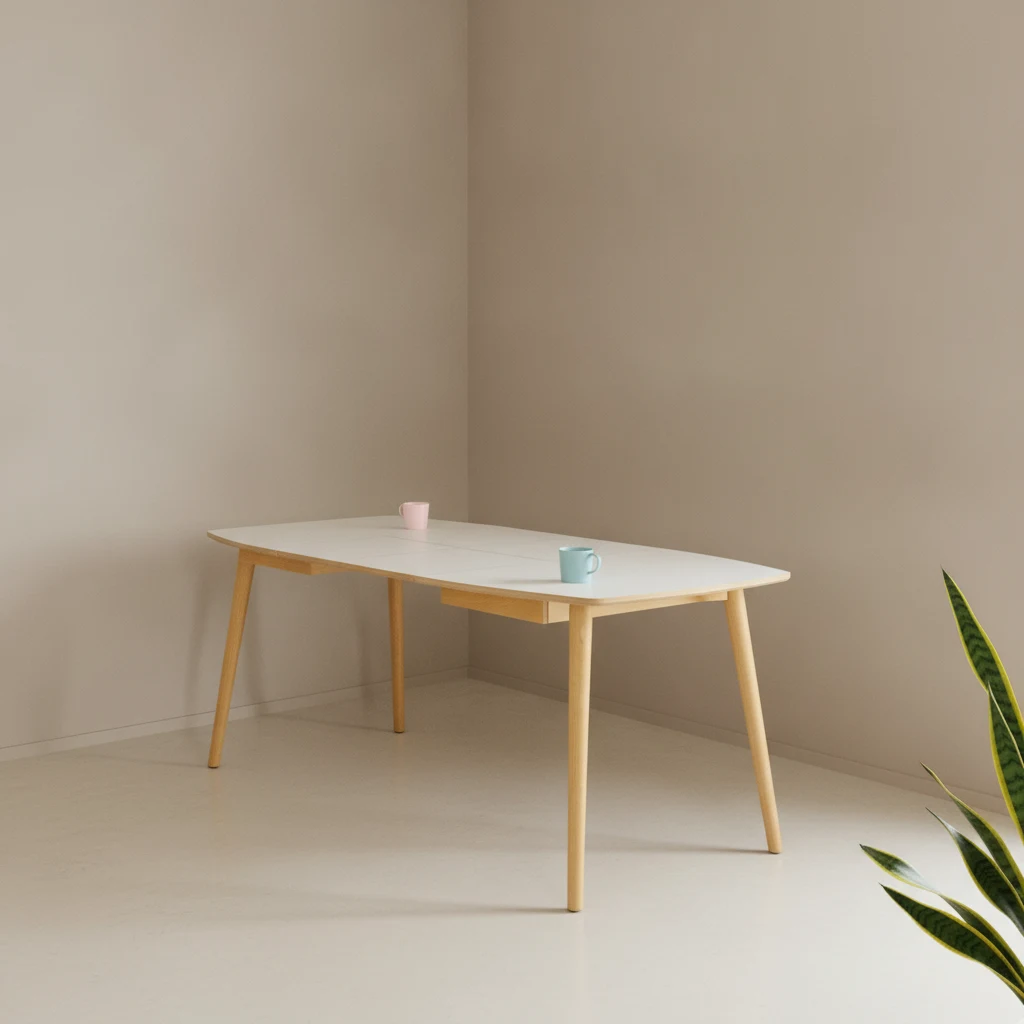 Eettafel Cemia Wit 144x96 cm