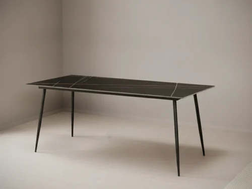 Eettafel Colero Zwart 170x90 cm