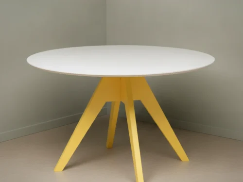 Eettafel Coolty Geel Ø125 cm