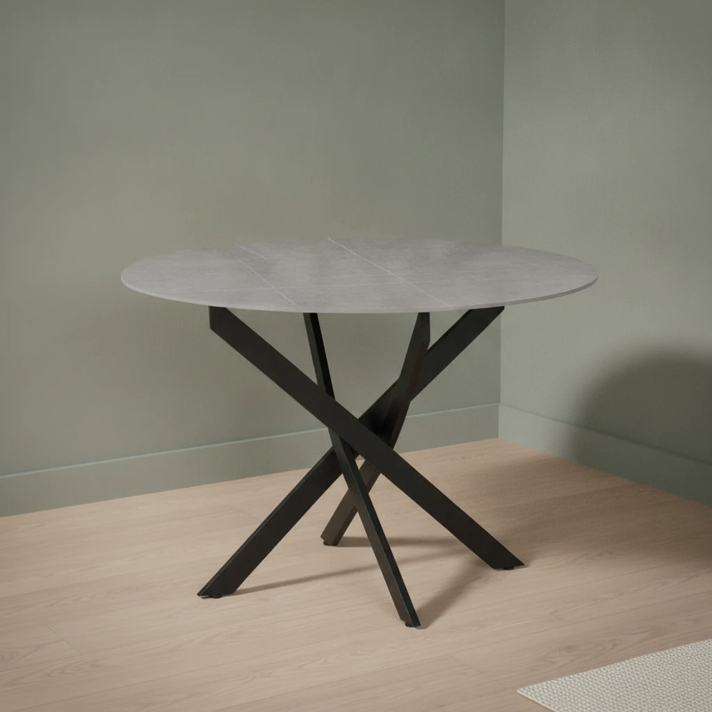 Eettafel Darwin Grijs 110 cm