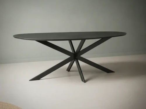 Eettafel Dervelcampo rond eikenhout