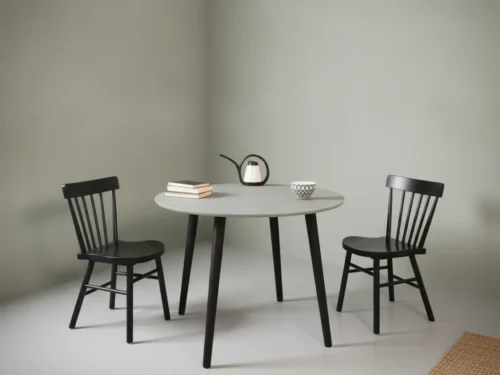 Eettafel Doolu Zwart Ø105 cm