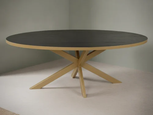 Eettafel Eldivalo 180 x 100 cm ovaal eikenhout