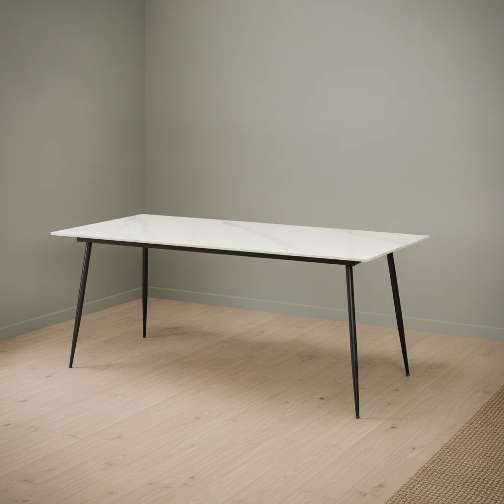 Eettafel Faurio Wit 170x90 cm