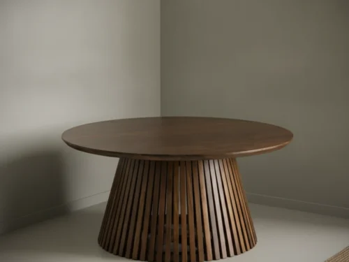 Eettafel Fervavvesta 80 x 80 cm vierkant mangohout metaal