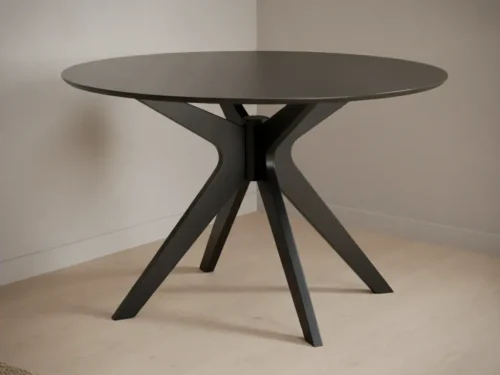 Eettafel Fervelyra 120 x 77 cm rond eikenhout
