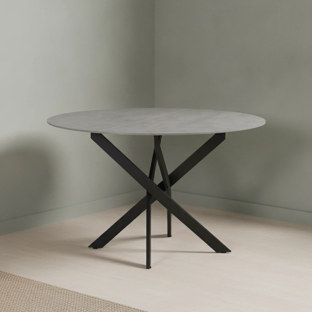 Eettafel Fulor Grijs 120 cm