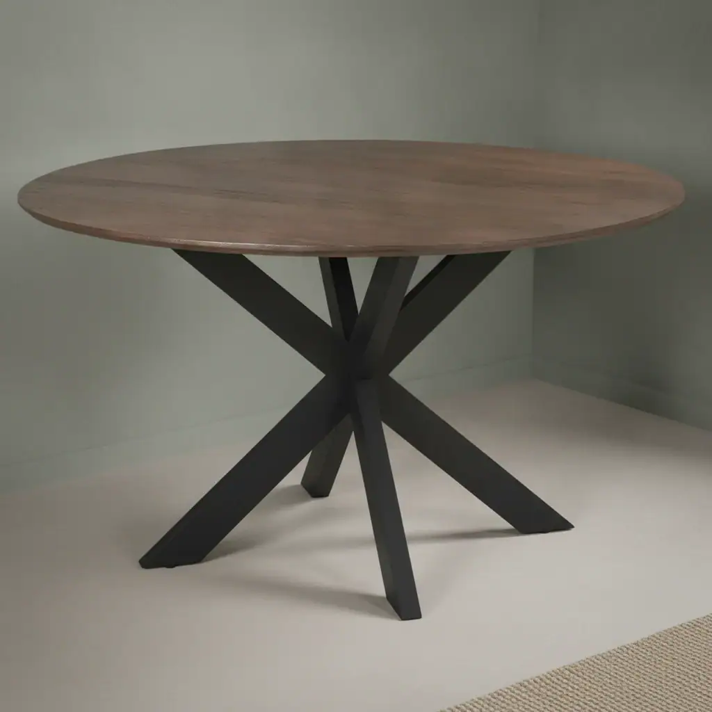 Eettafel Gossello Bruin 130 cm
