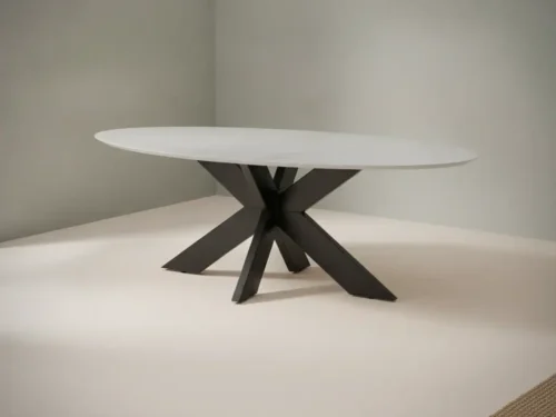 Eettafel Gravandora 100 x 77 cm ovaal