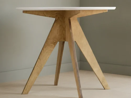Eettafel Gresy Wit Ø85 cm