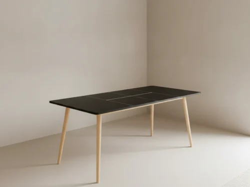Eettafel Hussak Zwart 120 cm