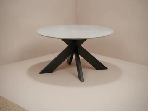 Eettafel Isvennaro 140 x 77 cm rond