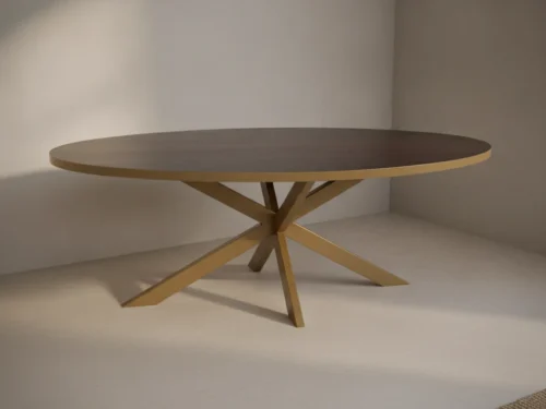 Eettafel Ivaronverde 240 x 110 cm ovaal