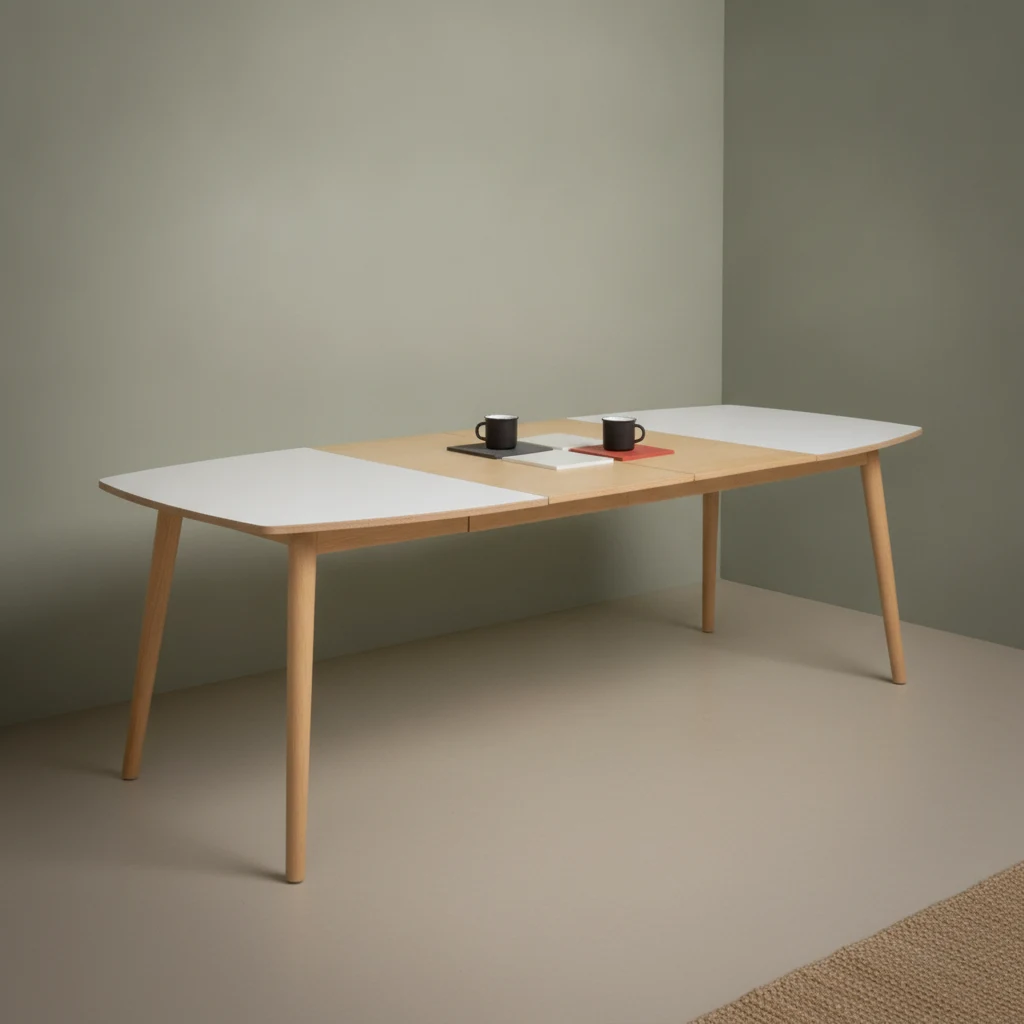 Eettafel Keensak Wit 144x96 cm