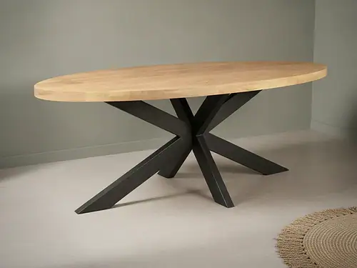 Eettafel Keevor Naturel 160 cm