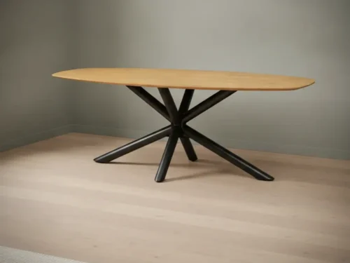 Eettafel Kervosaro 110 x 77 cm mangohout naturel