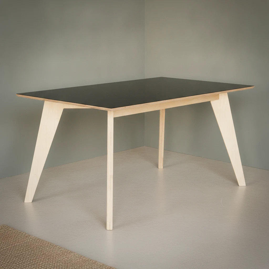 Eettafel Kleistero Zwart 190 cm