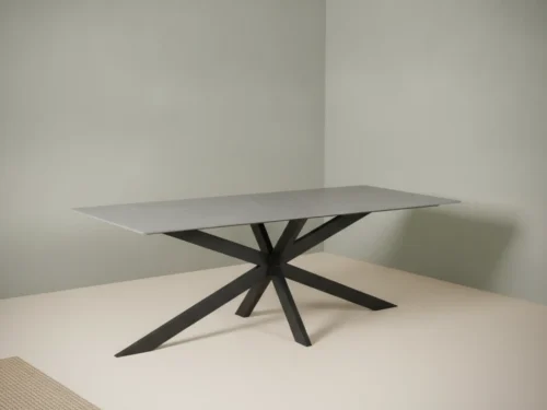 Eettafel Lookena Grijs 210x100 cm