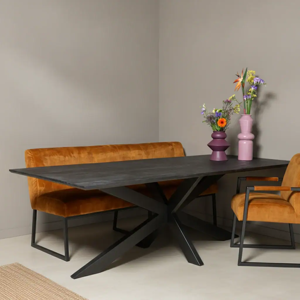 Eettafel Morvonmera 180 x 90 cm rechthoek