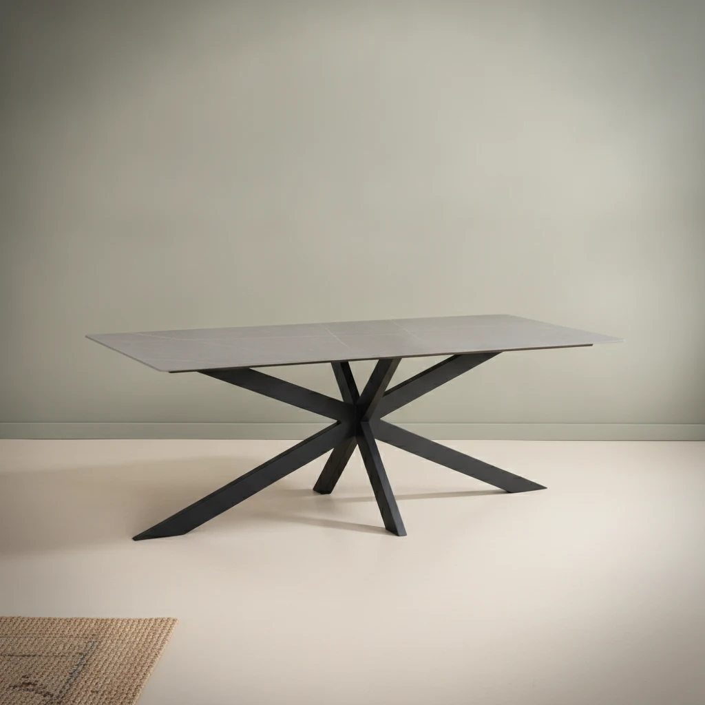 Eettafel Noobe Grijs 170x90 cm