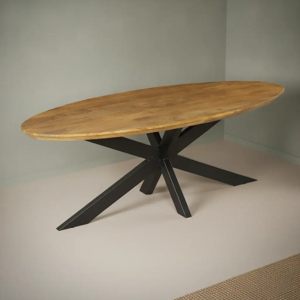 Eettafel Paulone Zwart 300 cm