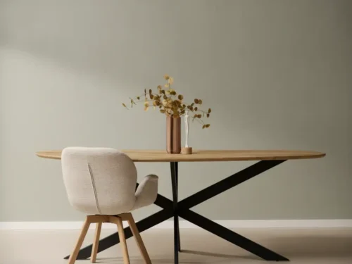 Eettafel Pervellargo 10 x 106 cm eikenhout