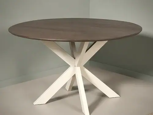 Eettafel Pronnum Bruin 130 cm